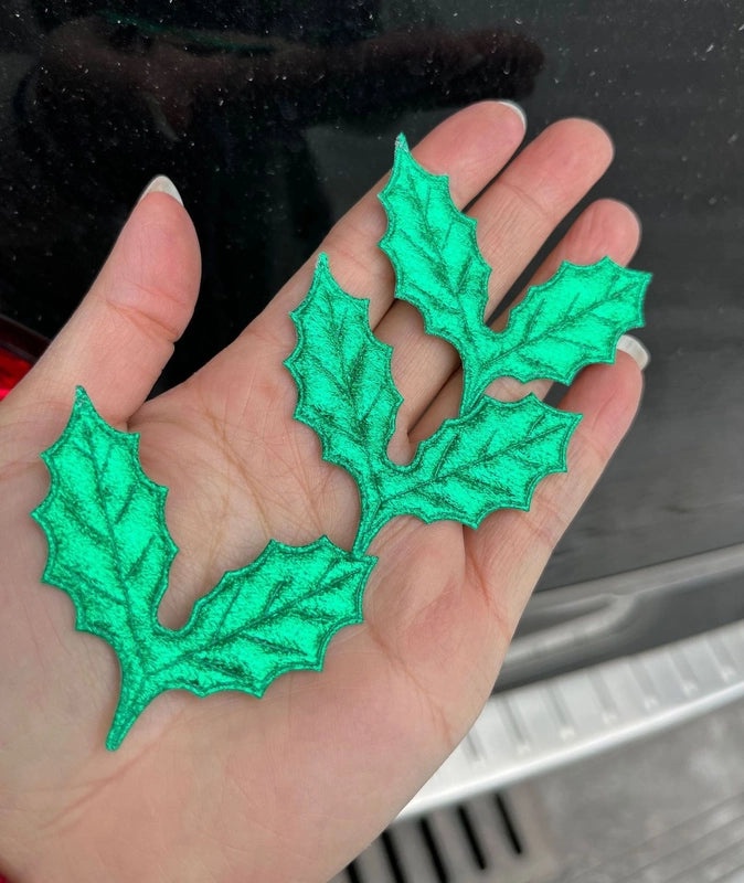 Christmas Green Leaf Hair Accessories DIY Handmade Floral Headdress Crafts Gifts | Jewelry & Accessories