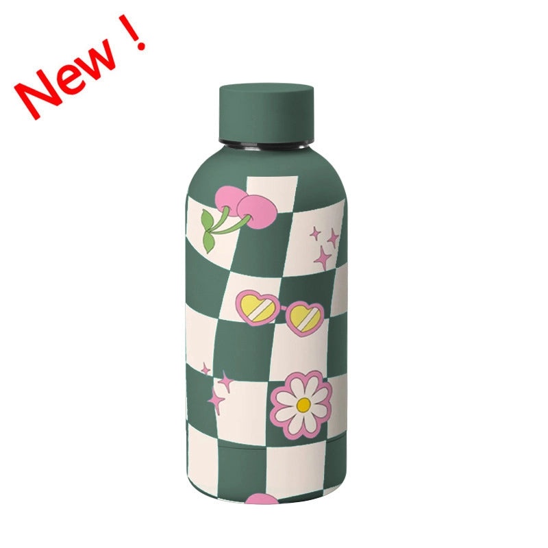 Cute Cartoon Star Stainless Steel Insulated Thermos Cup | Drinkware & Travel Mugs