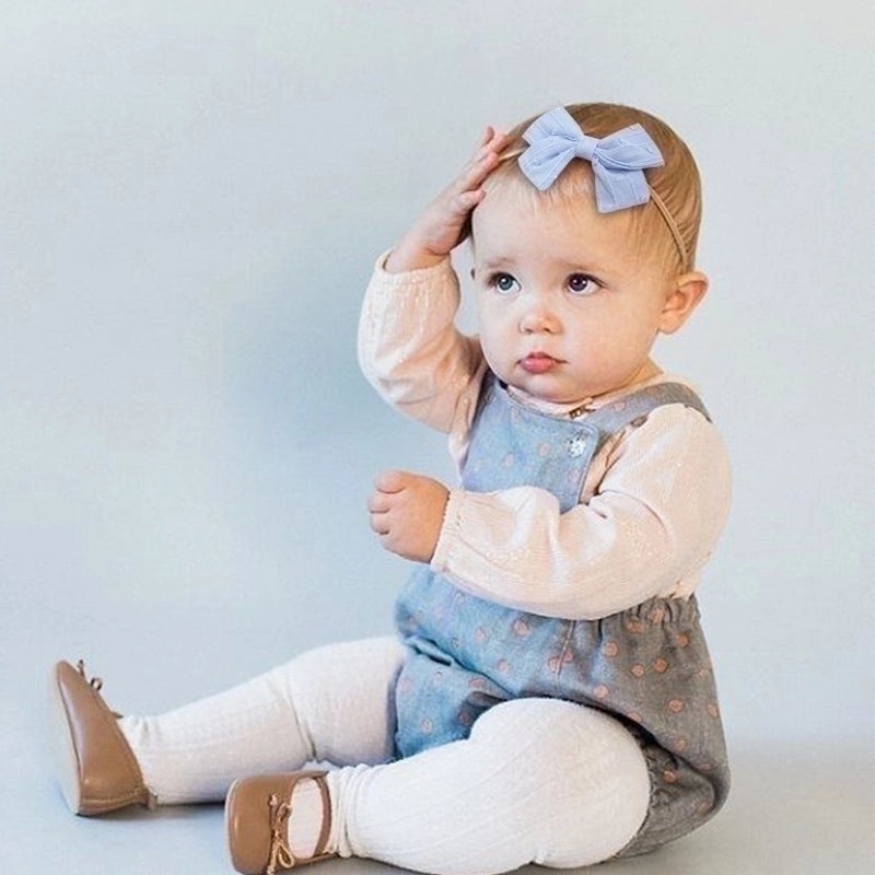Kids Soft Nylon Bow Headband Candy Colors|Children's Hair Accessories