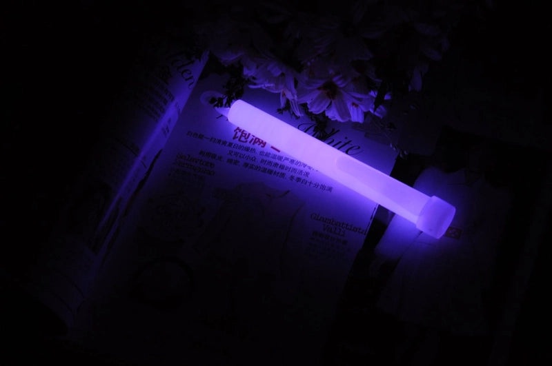 6-inch Fluorescent Glow Stick with Hook for Outdoor Camping Emergency Night Light|Outdoor Recreation & Camping Gear