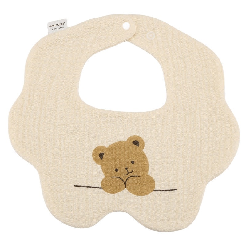 Adorable Animal Cherry Blossom Cotton Baby Burp Cloths Soft Infant Accessories|Baby Essentials