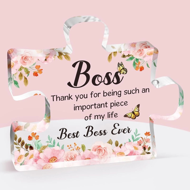 Charming Letter Flower Acrylic Ornament for Home Decor|Home Decor & Gifts