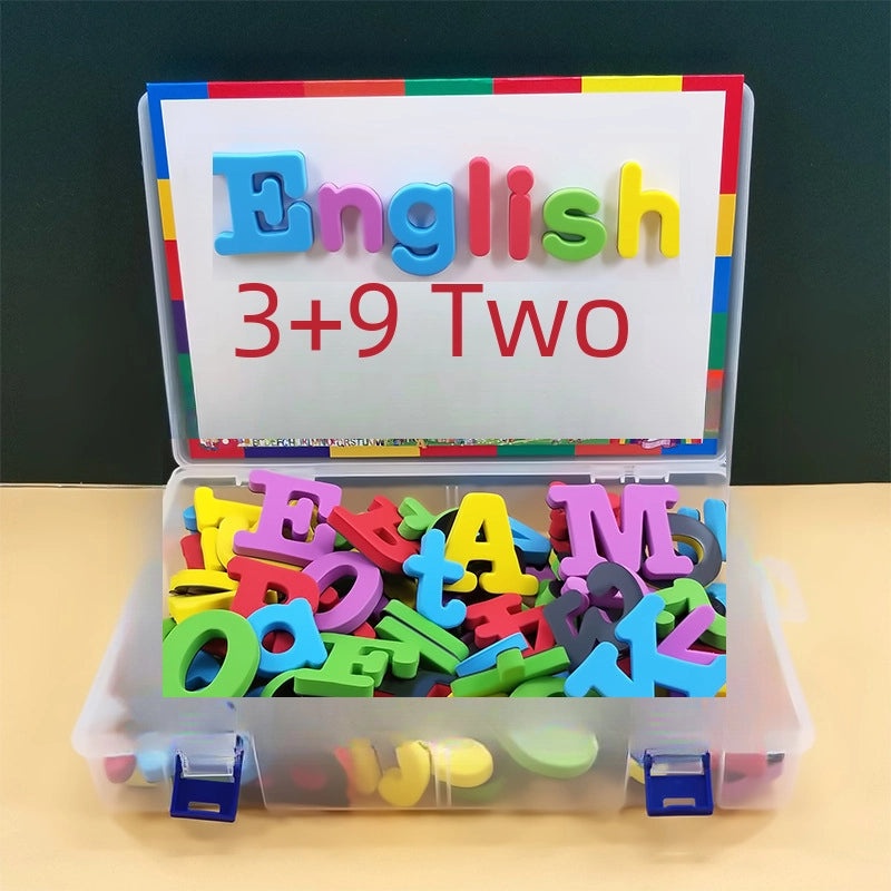 Magnetic English Alphabet and Numbers Refrigerator Stickers for Kids|Early Education Toys