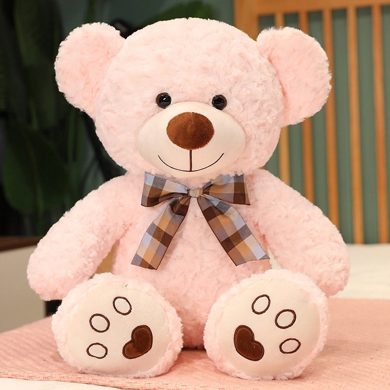 Cute Plush Bear with Bow Knot Soft PP Cotton Stuffed Animal Toy | Stuffed Animals & Plush Toys