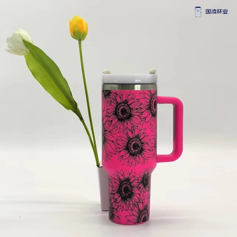 Stylish Tropical Stainless Steel Water Bottle for Casual Vacation Use | Drinkware & Travel Accessories