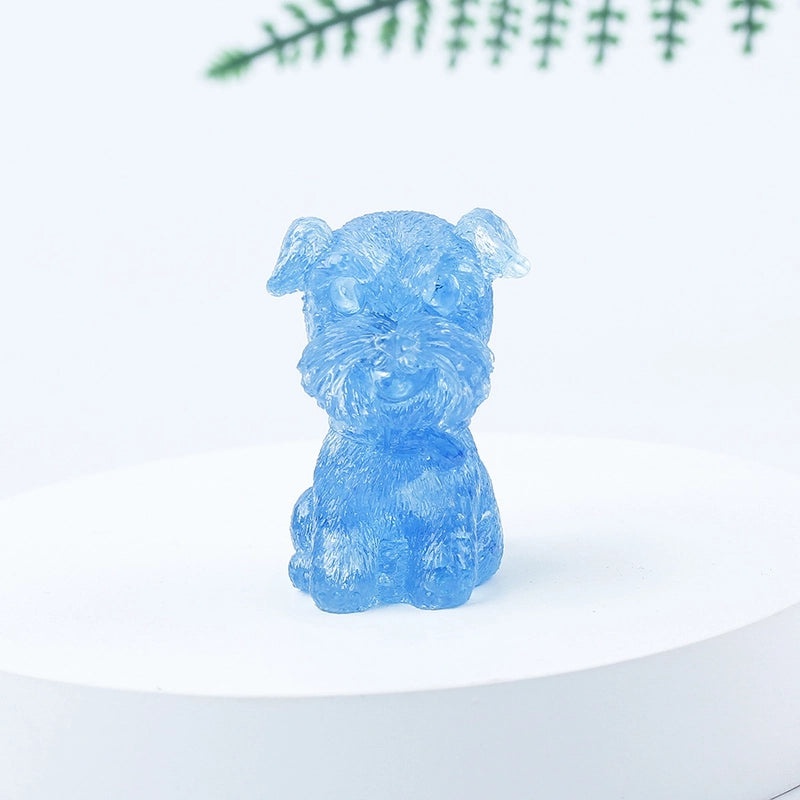 Adorable Dog Shaped Crystal Figurines for Home Decor|Decorative Figurines