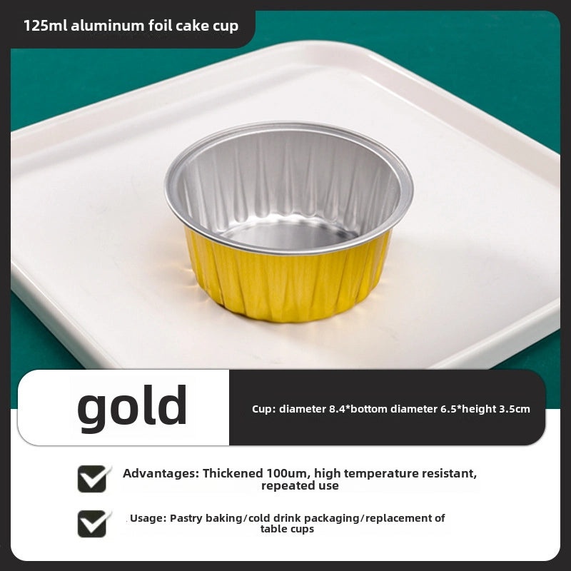 Pudding Cup Cake Shrimp Egg Baking Mold for Air Fryer Oven Small Aluminum Foil Paper Cups|Bakeware & Molds