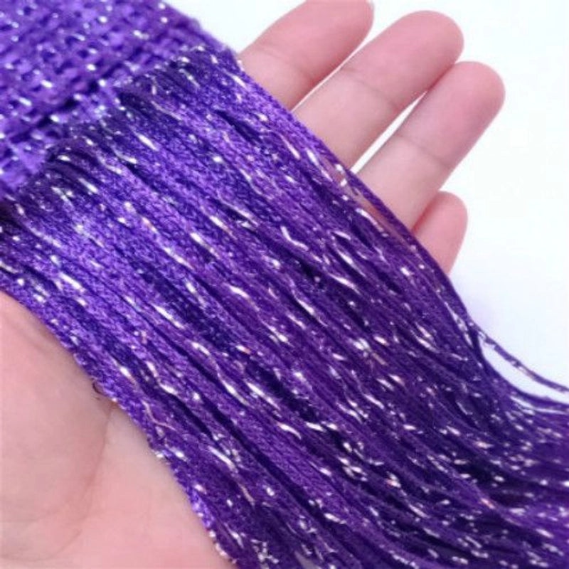 Korean Style Silver Thread Door Curtain 1x2M for Living Room Bedroom Partition Hanging Curtain|Home Decor Curtains