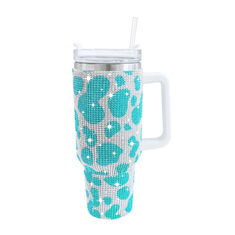 Retro Solid Color Leopard Print Stainless Steel Water Bottle 304 Grade 500ml | Drinkware & Water Bottles