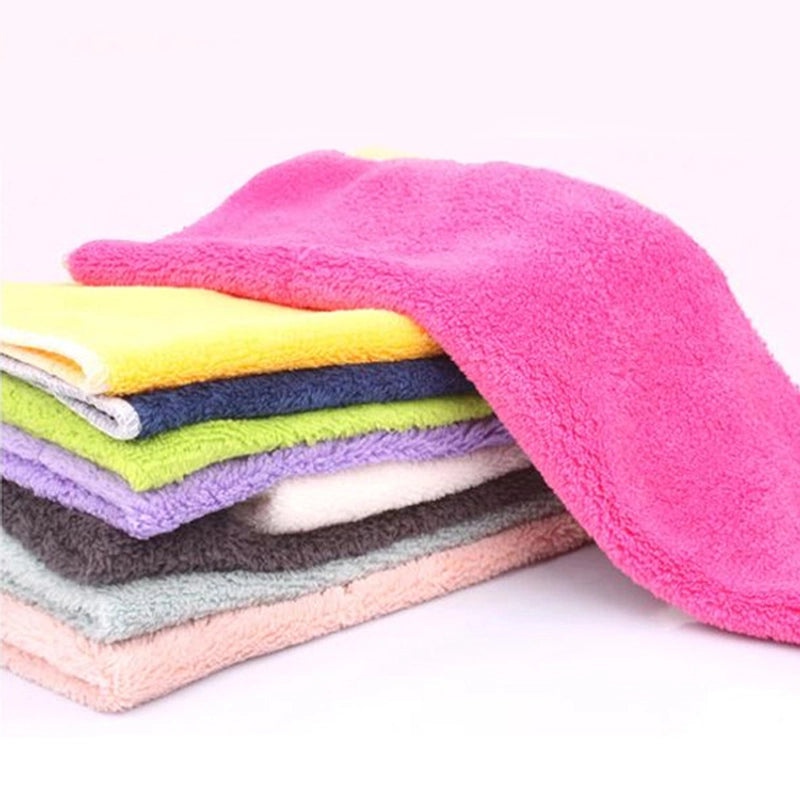 Stylish Solid Color Synthetic Fiber Dish Towel Single Piece|Kitchen Textiles and Towels