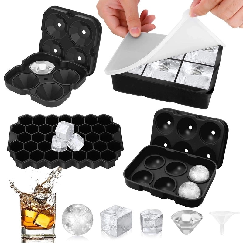 Simple Silicone Ice Cube Mold Set | Kitchen & Dining Accessories