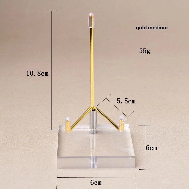 Acrylic Display Stand for Raw Crystal Stones | Jewelry Display & Storage