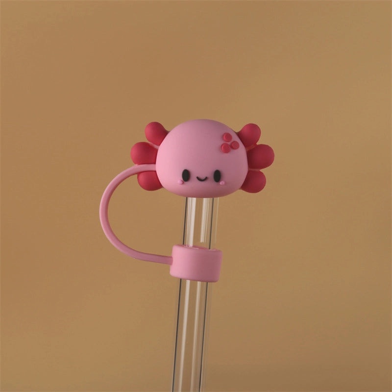 10mm Glass Straw Dust Cover Stainless Steel Cap for Large Diameter Straws Milk Tea Accessories|Drinkware Accessories