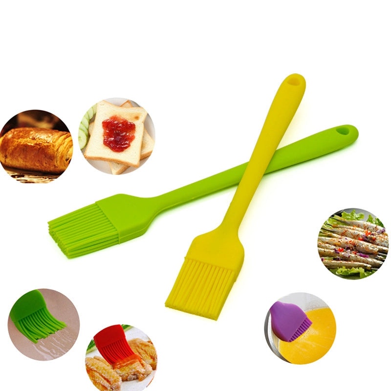 Integrated Silicone BBQ Oil Brush Small Size for Cooking and Seasoning | Kitchen Tools & Accessories