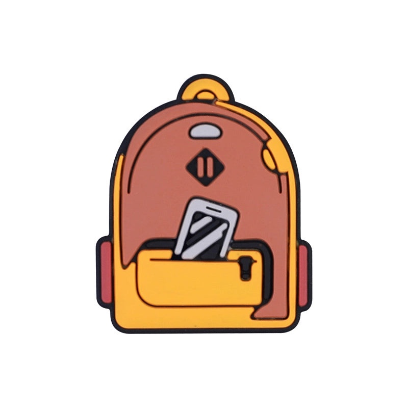 Rainbow Pencil Silicone Beads for DIY Jewelry Making Kids Cartoon Blackboard Loose Beads|Children's Craft Supplies