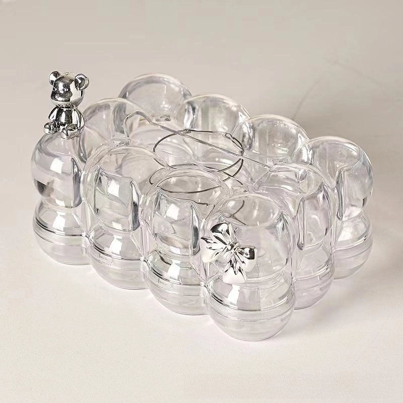 Nordic Luxury Transparent Tissue Box for Living Room Coffee Table | Home Decor Accessories