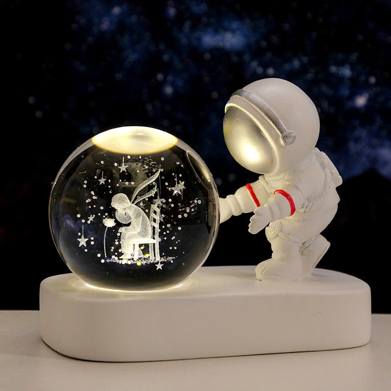 Astronaut Starry Night Light for Office Desk Luminous Decorative Lamp Unique Birthday New Year Gift|Home Decor Lighting