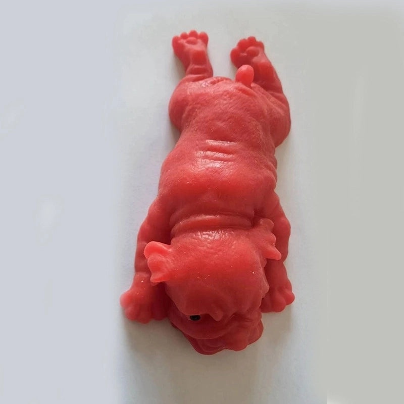 Adorable Soft Rubber Cartoon Dog Stress Relief Finger Press Toy | Stress Relief Toys