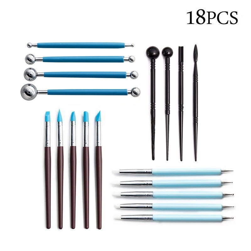 61-piece Ceramic Sculpting Tool Set Multi-specification Clay Carving Supplies for Art DIY|Art Supplies