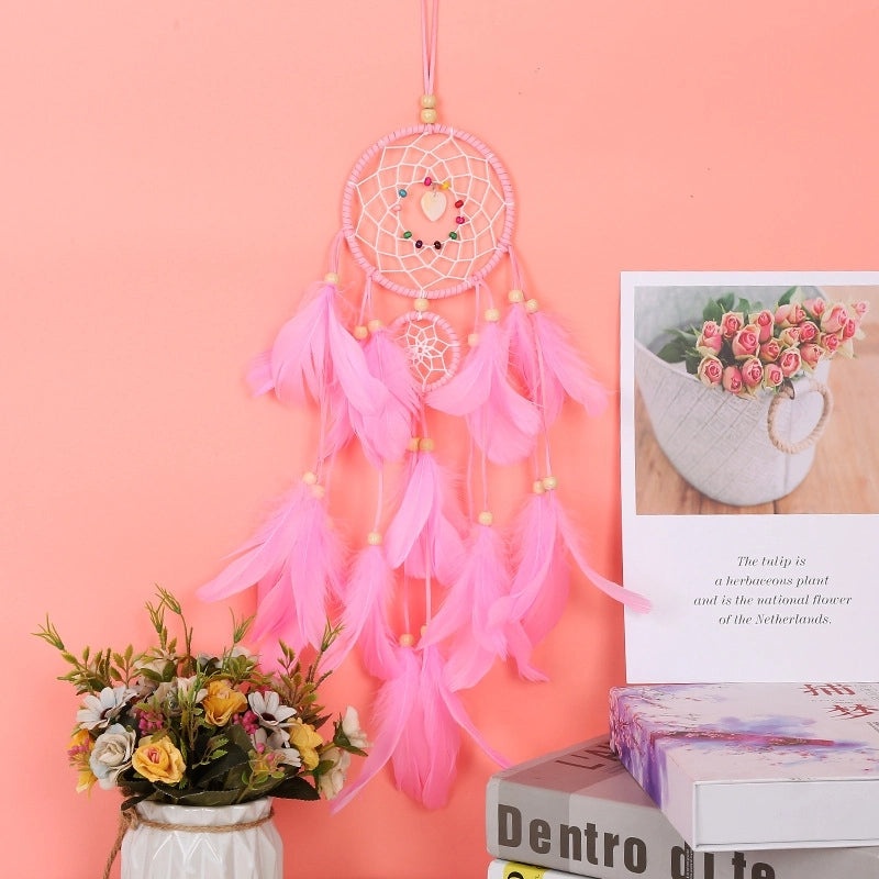 Bohemian Dreamcatcher Feather Metal Wind Chime|Home Decor Wind Chimes