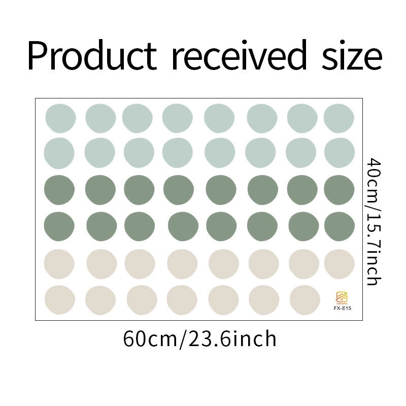 Morandi Color Dot Wall Decal for Entryway | Home Decor Wall Stickers