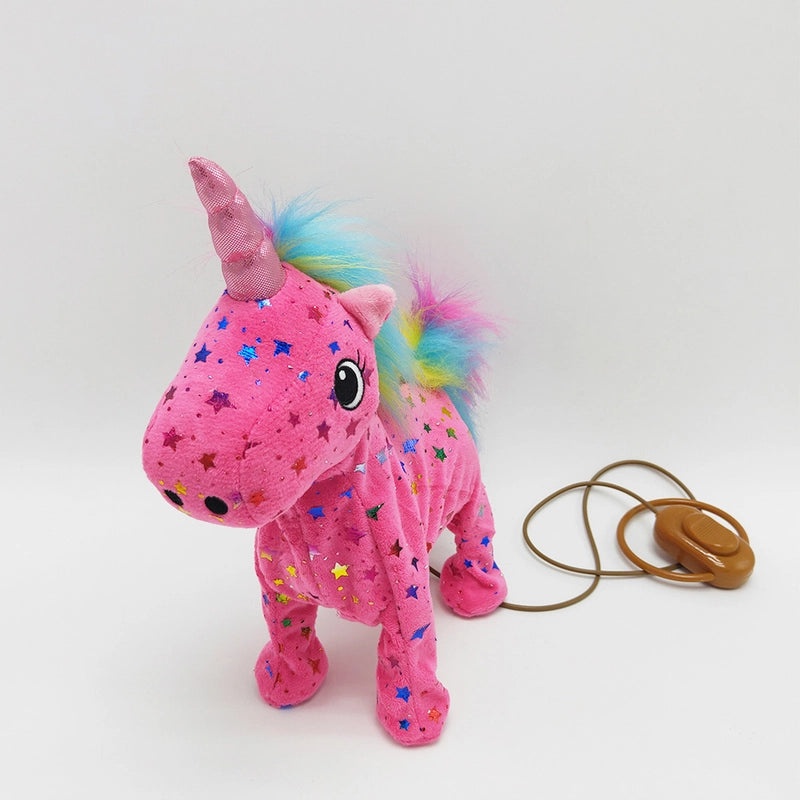 Electric Drawstring Plush Toy with Sequins and Swinging Singing Feature|Plush Toys & Stuffed Animals