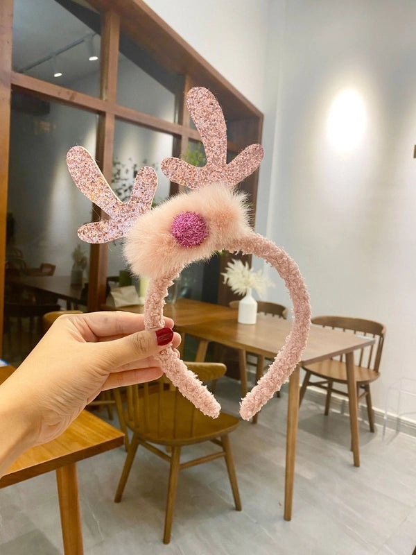 Minimalist Christmas Antler Hair Band Daily Holiday Accessory | Hair Accessories