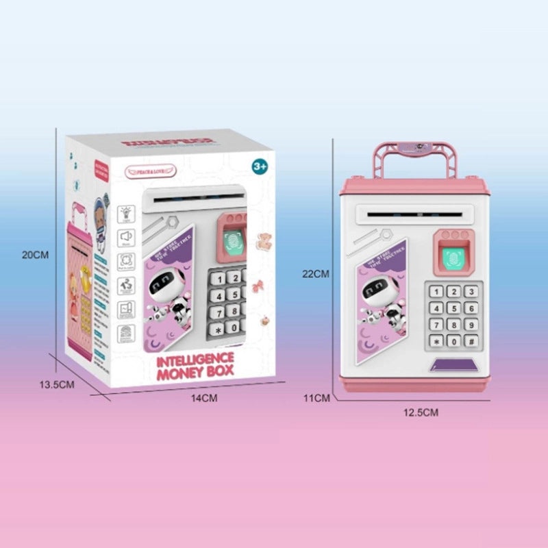 Cartoon Piggy Bank ATM with Music and Automatic Coin Roll|Kids Toys & Games