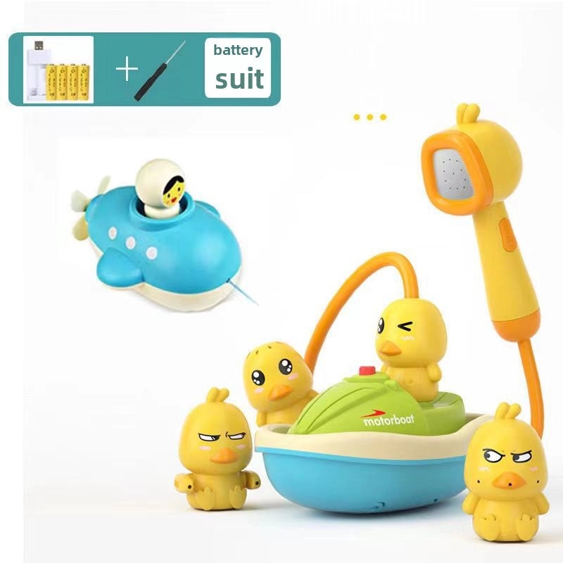 Electric Yellow Duck Bath Toy for Kids | Baby Bath Toys