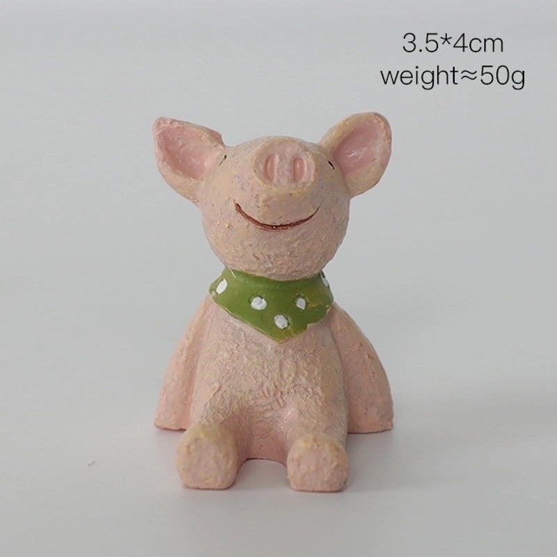 Adorable Cartoon Resin Figurines Decorative Artificial Ornaments for Home|Home Decor