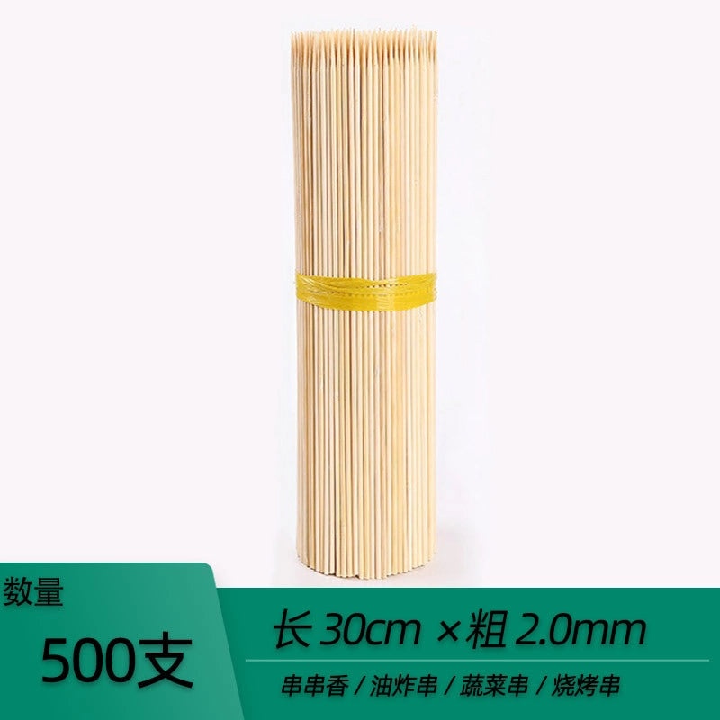 Disposable Bamboo Skewers for BBQ Grilled Meat and Fruits | Kitchen & Dining Accessories