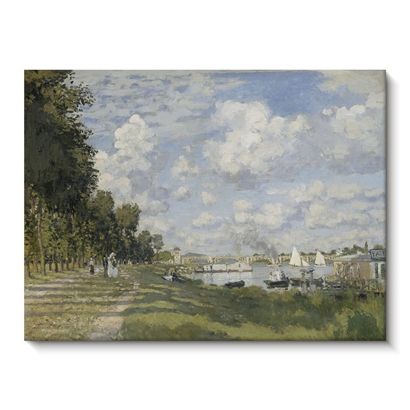 Yinhao Monet Van Gogh Harvest Wheat Field Oil Painting Wall Art for Living Room Dining Room Hallway|Wall Art & Paintings