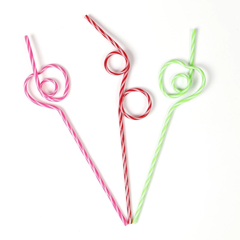 Reusable Curved PETG Art Straw | Eco-Friendly Drink Accessories