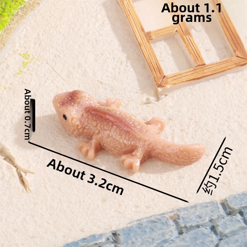 Realistic Lizard Miniature Landscape Resin Ornaments DIY Accessories for Shoes and Fridge | DIY Craft Supplies