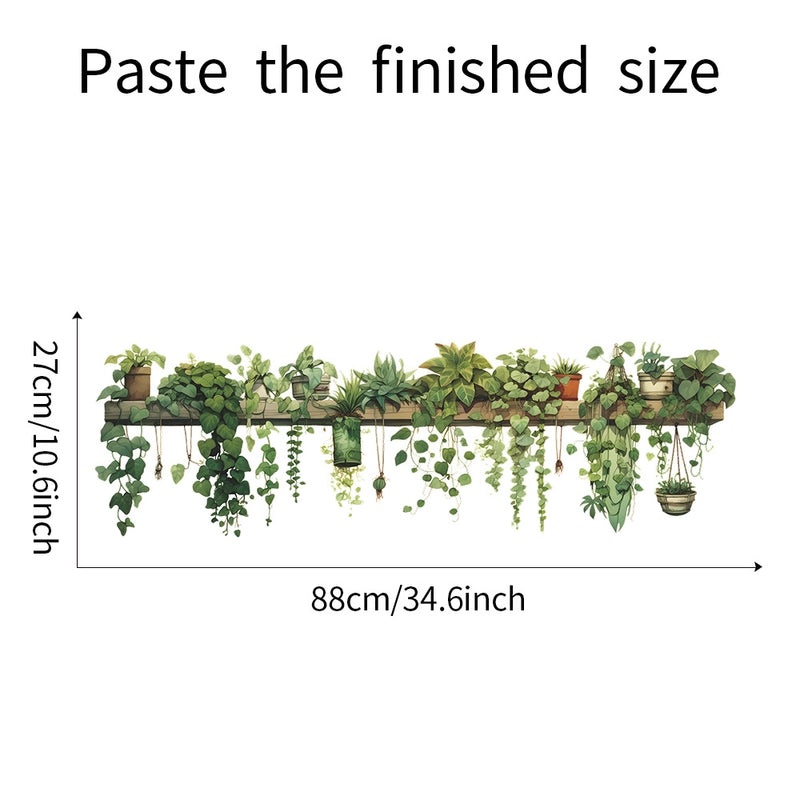 Cute Leaf Pattern PVC Wall Sticker for Home Decor|Wall Decals & Stickers