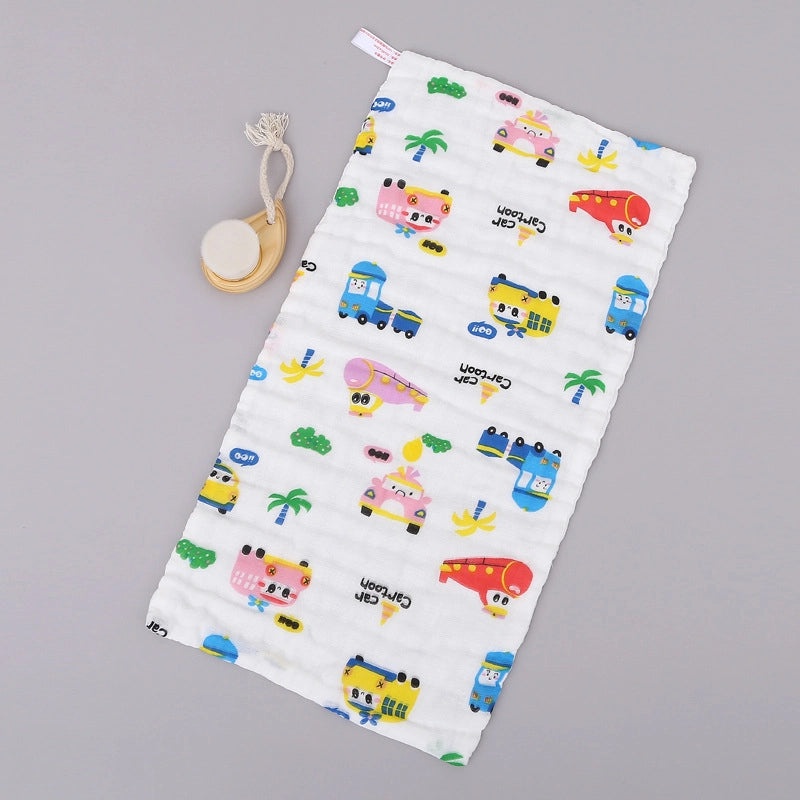 Adorable Cartoon Cotton Baby Burp Cloths Soft Absorbent Accessories for Newborns|Baby Accessories