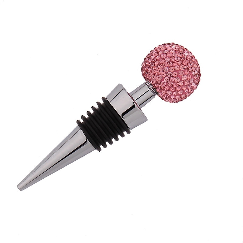 Colorful Rhinestone Wine Stopper Alloy Minimalist Design 1 Pc|Wine Accessories