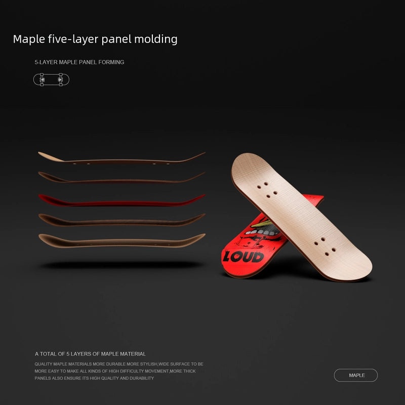 Professional Fingerboard Skateboard with Bearings | Sports & Outdoors
