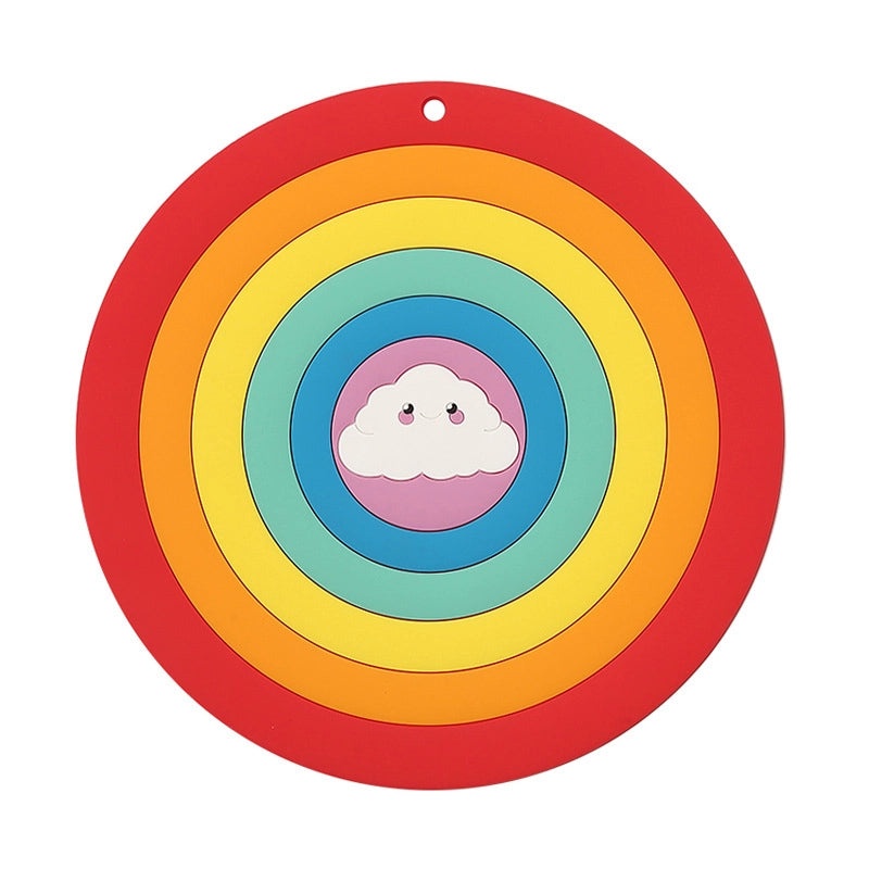 Elegant Clouds Rainbow Ear Clip Stylish Non-Pierced Earrings | Earrings & Accessories