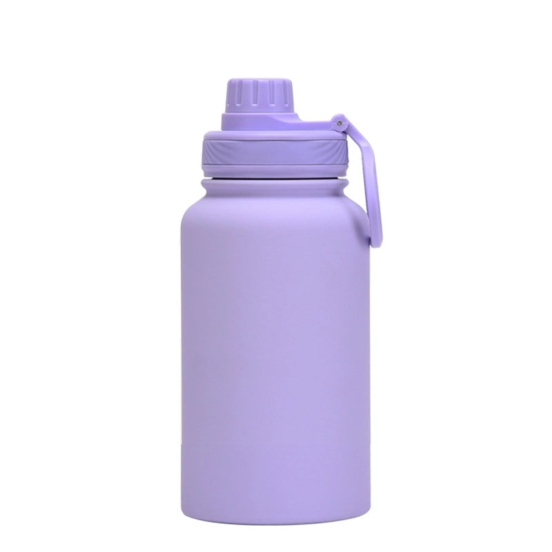 Stainless Steel Water Bottle Single Piece Casual Solid Color | Drinkware & Hydration