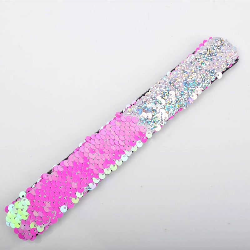 Color-Changing Mermaid Sequin Snap Ring Bracelet for Kids | Children's Toys & Birthday Gifts