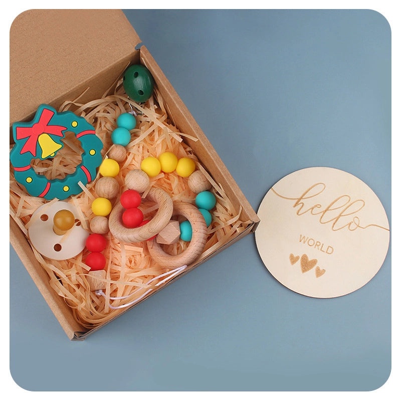 Christmas Cute Christmas Tree Santa Claus Snowman Baby Accessories Soft Beech Silica Gel Teethers|Baby Accessories