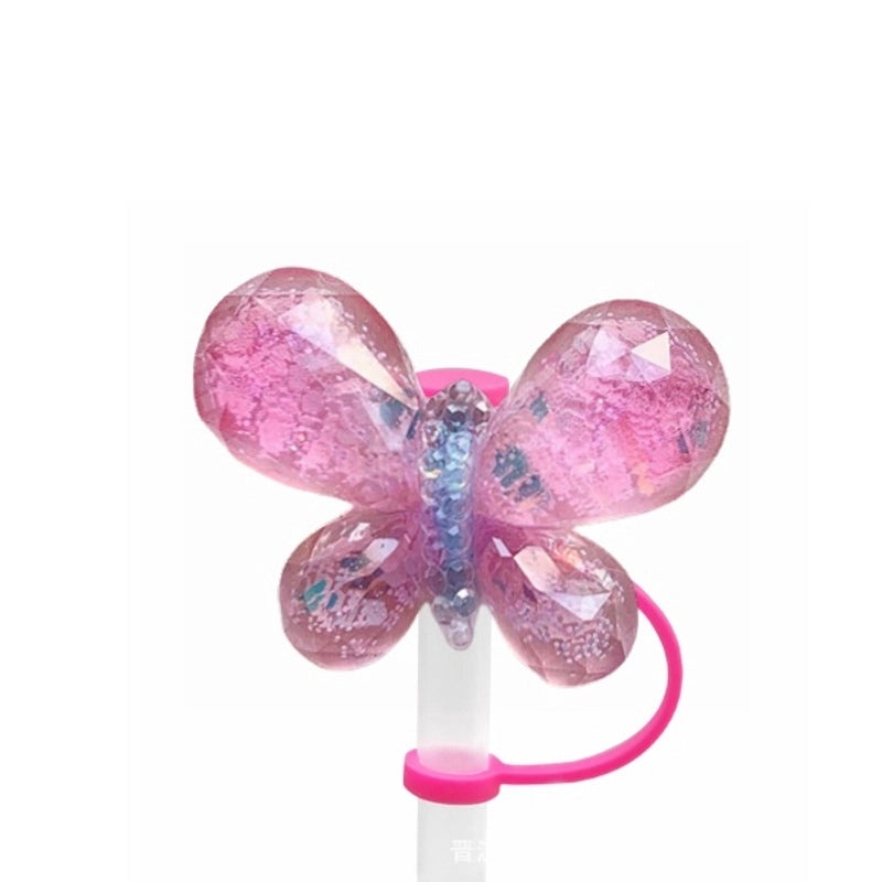 Pastoral Star Fruit Resin Straw Cap, Cute Casual Decorative Silica Gel Cover | Drinkware Accessories