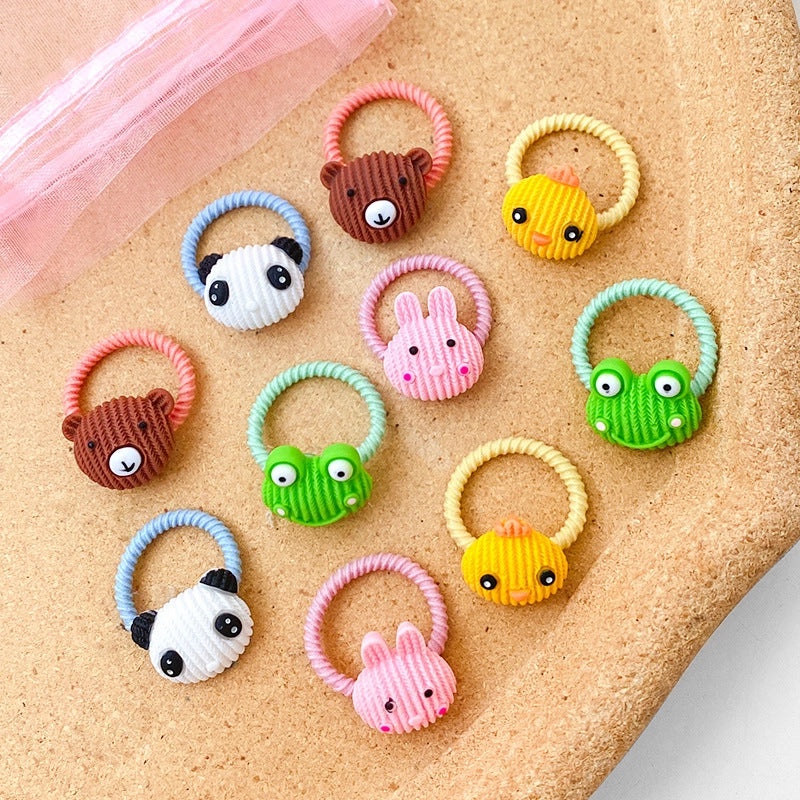 Gentle Baby Hair Bands, Soft Rubber Hair Ties for Kids, Non-Damaging Korean Style Hair Accessories|Childrens Hair Accessories