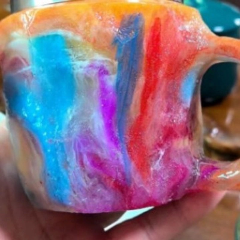 Simple Solid Color Resin Mug for Everyday Use | Drinkware & Mugs