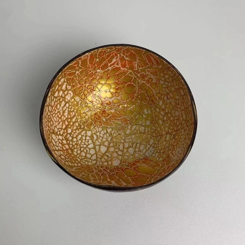 Natural Coconut Shell Charcoal Tableware Plate | Eco-Friendly Dining Accessories