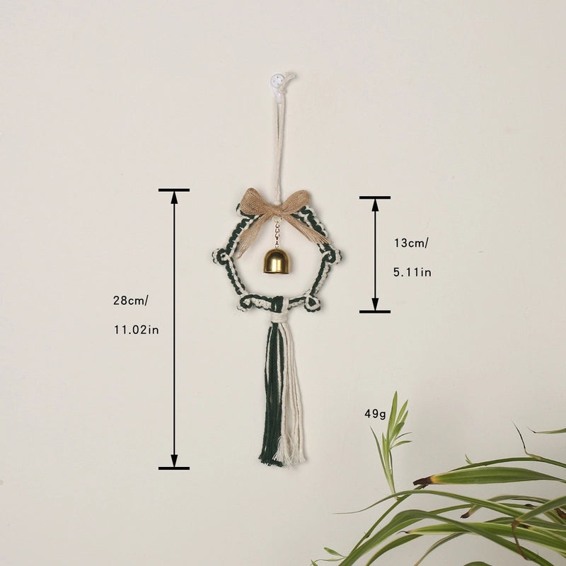 Nordic Hand-Woven Wind Chime Pendant for Door or Car Holiday Christmas Ornament Gift|Home Decor & Accessories