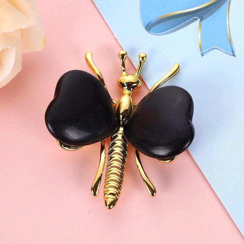 Delicate Butterfly Amethyst Necklace Charming Artificial Jewelry Decor | Jewelry & Accessories