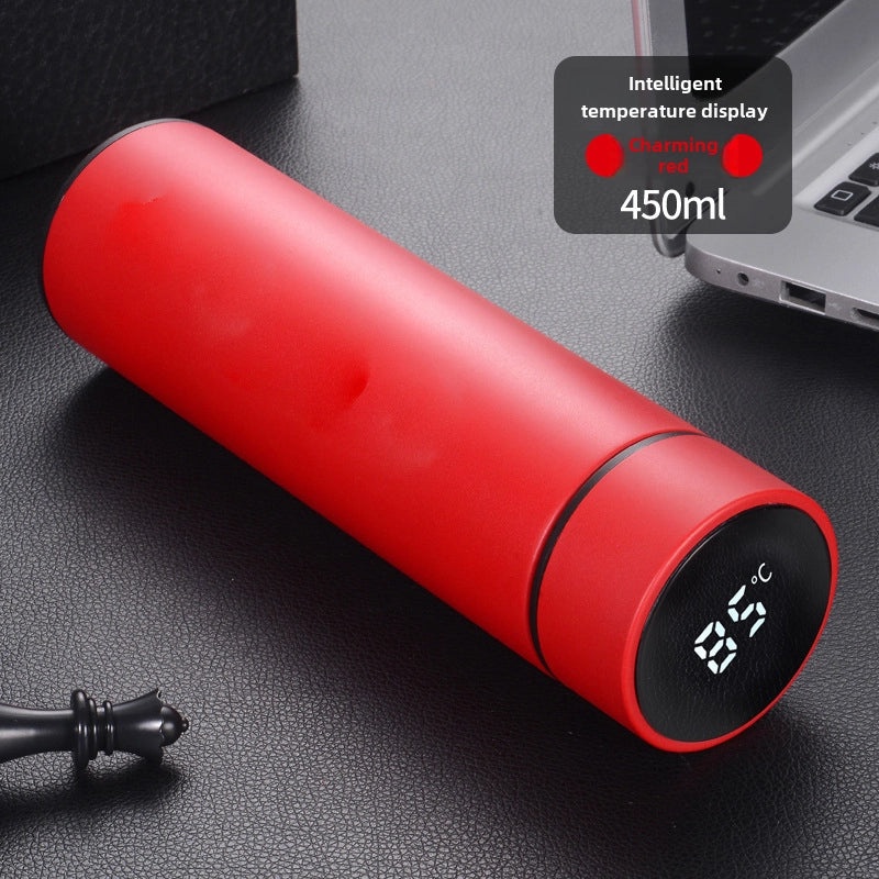 Creative 304 Stainless Steel Vacuum Thermos Cup with Replaceable Battery | Fashion Accessories & Drinkware