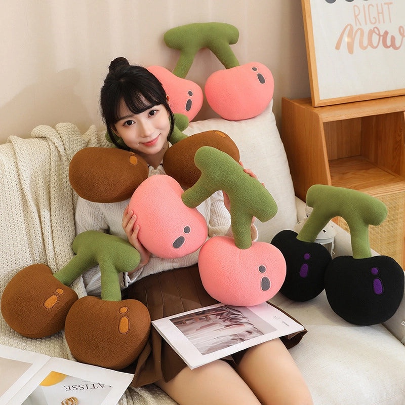 Cherry Plush Stuffed Animals Soft PP Cotton Toys for Kids | Plush Toys & Stuffed Animals
